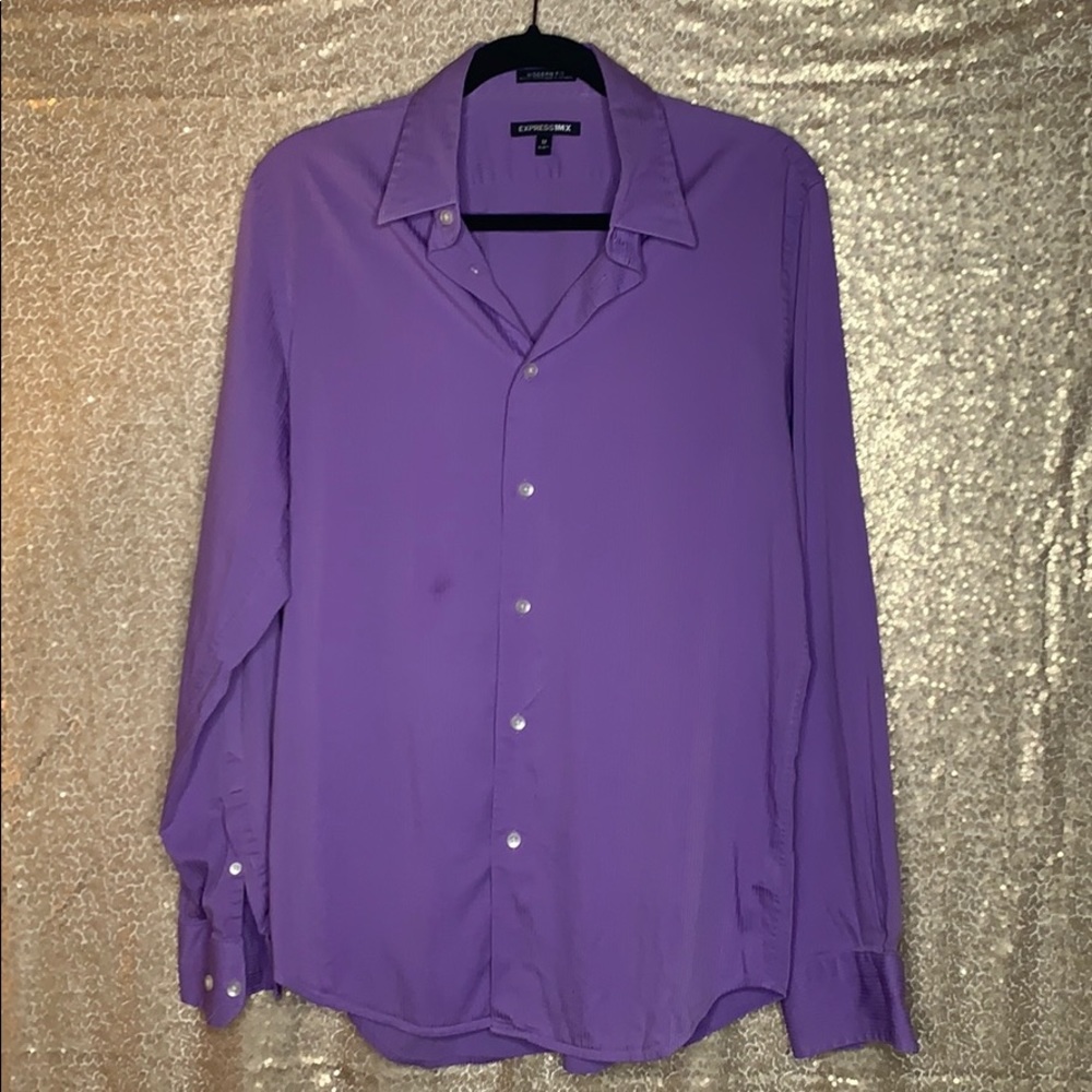 Banana Republic Purple Dress Shirt